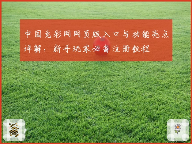 中国竞彩网网页版入口与功能亮点详解，新手玩家必备注册教程
